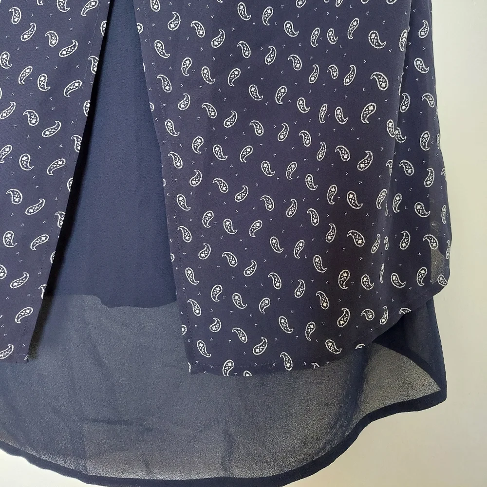Michael Kors NWT short sleeve blouse size P/L - Picture 11 of 14